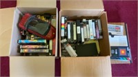 VHS Tapes, Holder, & Rewinder
