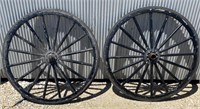 2 - 42" Wagon Wheels
