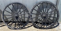2 - 36" Wagon Wheels