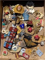 Large Lot of Russian Patches & Medals