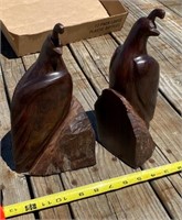 Ironwood Quail Bookends