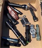 Large Lot of Tactical Flashlights