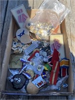 Large Lot Russian Medals, Buttons, Pins
