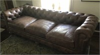 King Hickory Leather sofa, brown