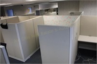 8 Unit Cubicle (Contents Not Included) 21’ 8”x12’