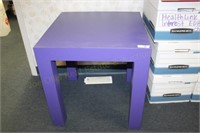 Purple Table 24.75x24.75x24