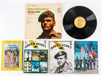 Lot of Green Beret Magazines / Record