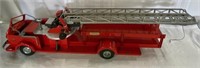 Vintage "Model Toy" Metal Fire Ladder Truck