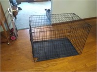 Pet crate - 36L 24w 26 tall , bottom tray corner