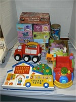 KID PUZZLES, LEARNING GAME, LITTLE TIKES TRUCK,