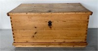 44 1/2" L. Antique Pine Tool Chest/Blanket Box