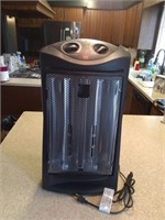 Electric heater with fan 12"X23" tall