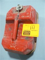 "BLITZ" USMC 9.5 LITER METAL GAS CAN