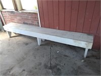 8' wooden bench