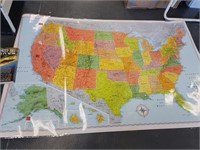 Rand McNally Classic USA Wall Map - Laminated