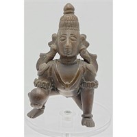 An Important Vijayanagar Bronze Krishna Figure 17
