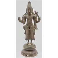 An Important Vijayanagar Bronze Figure 17-18th Ce