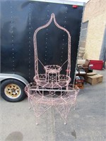 Victorian Wire plant stand.