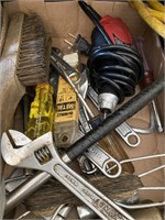 Assorted Adjustable Wrenches & misc.