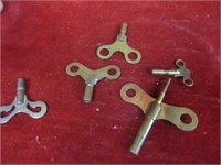 Antique clock keys.