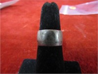 Sterling Silver ring. Wide band.