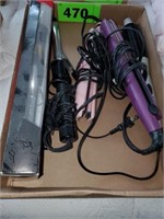 FLAT OF CURLING IRONS & RELATED