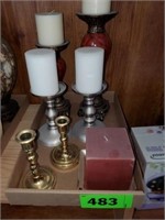 FLAMELESS CANDLES- CANDLE HOLDERS - RELATED