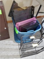 TOTE OF FILE ORGANIZERS AND RELATED OFFICE ITEMS