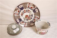 3 Pce Japanese Porcelain