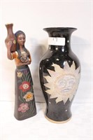 Asian Vase & Pottery Sculpture