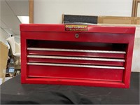 Red 3-Drawer Hand Tool Chest with Lock/Hand Tools