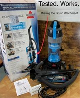 Bissell Powerforce Vacuum (missing brush attach.)