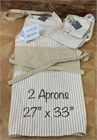 2 Kitchen Aprons