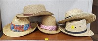 Lot of Straw Hats