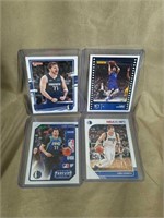(4) Luka Doncic Basketball Cards