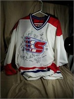 Mid 1990's Autographed Sppkane Cheifs Jersey