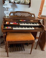 Kimball Swinger 400 Double Keyboard Organ w/ Bench