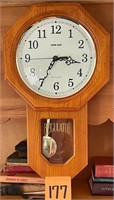 Modern Oak Regulator Clock