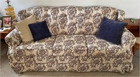 Traditional Floral Sofa