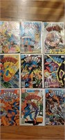 (9) Vintage Superboy Comics