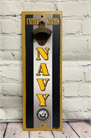 United States Navy Bottle Opener Wall Decor