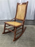 CHILD'S CANE ROCKING CHAIR