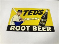 TED'S CREAMY ROOTBEER TIN SIGN