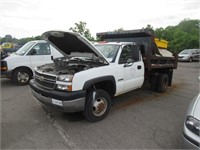 05 Chevrolet K3500  Dump WH 8 cyl  4X4; Did not