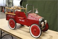 Hook & Ladder Pedal Fire Truck, Approx 17"x36"x22"