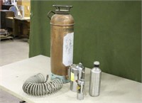 Vintage Copper Fire Extinguisher & Paint Sprayers