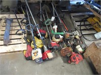 Lot of Approximately (11) Weed Eaters; Mixed