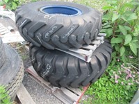 Lot of Loader/Large Dump Tires (Outside)