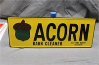 Acorn Barn Cleaner Stevens Point, WI Tin Sign