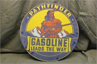 Pathfinder Gasoline Heavy Steel Sign